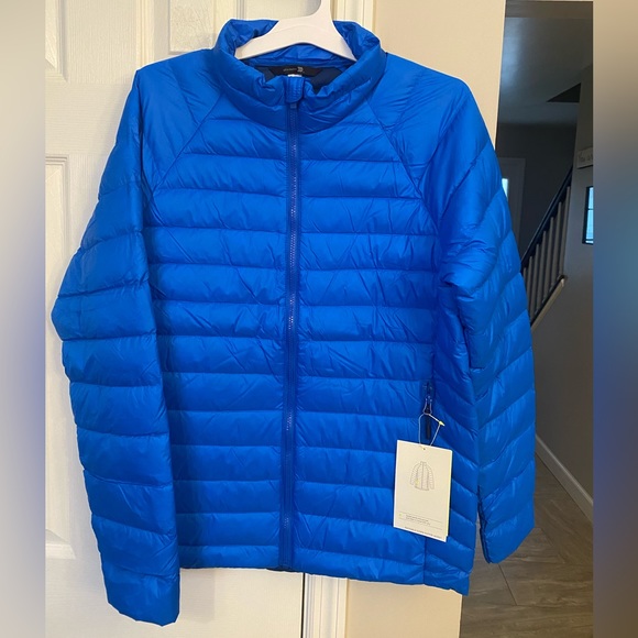 all in motion Jackets & Coats New Tags All In Motion Mens Packable Down Blue Puffer Jacket